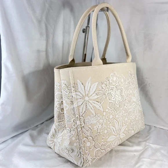 Oscar De La Renta Floral CanvasTote for Neiman Marcus/Target - Picture 8 of 12